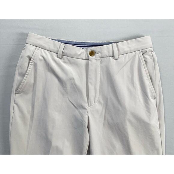 Brooks Brothers Lightweight Flat Front Microfiber Performance Tech Pants. 33X32. - Picture 5 of 8